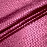 Ткань подкладочная Жаккард, шир. 145 см, 90 гр/м2, вискоза 45%, п/э 55%, бордовый