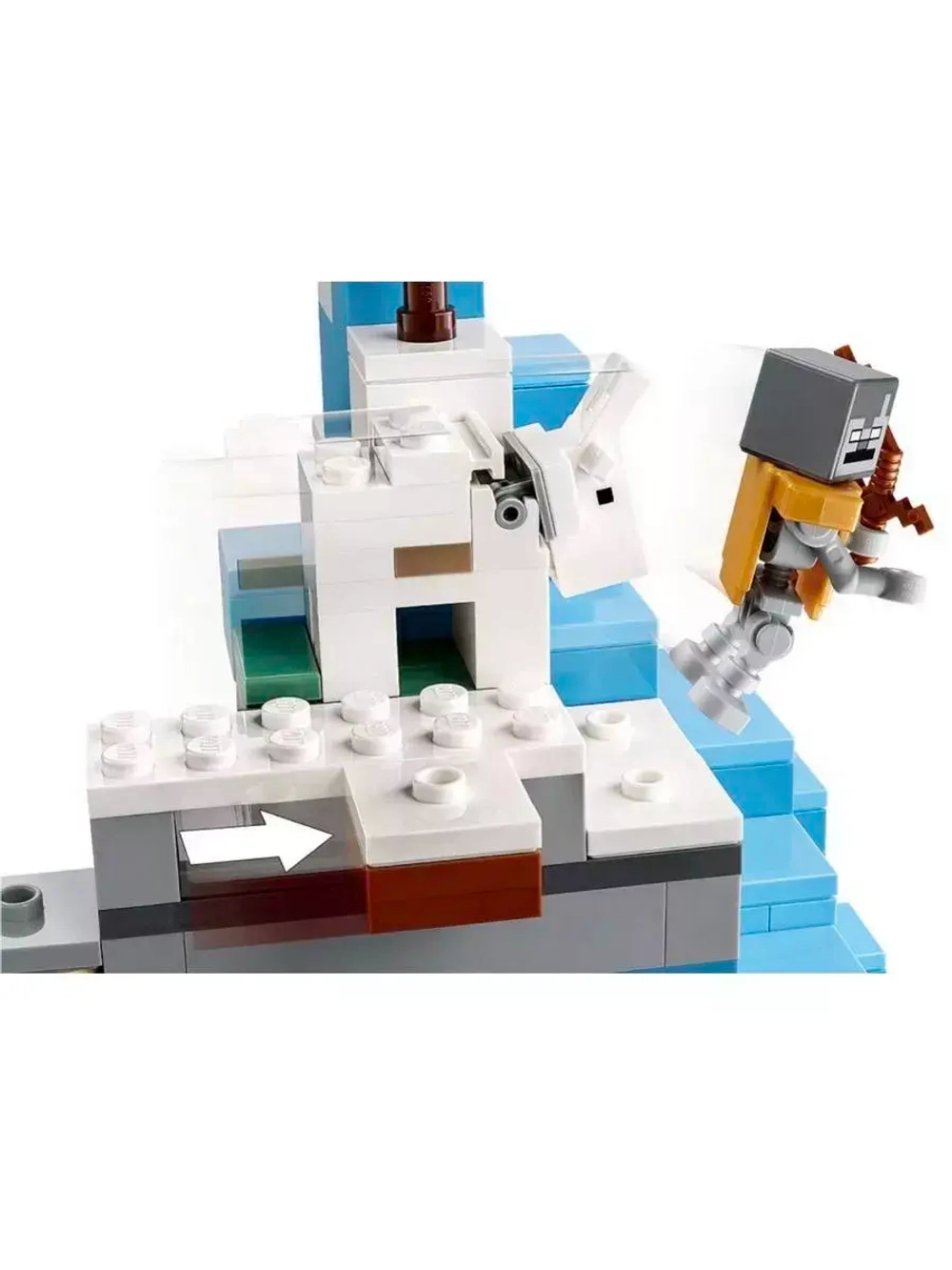 Конструктор Майнкрафт Ледяные вершины 321 дет 1031