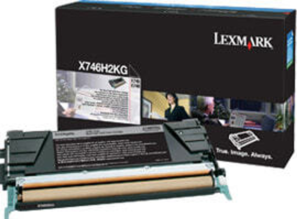 Lexmark X746H2KG тонерный картридж Подлинный Черный 1 шт