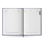 Ежедневник датированный А5 176л. 2025г синий кожзам "ESCALADA. ИЛОН МАСК" (Феникс+)