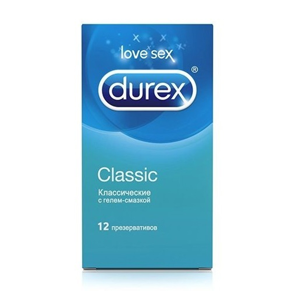 Классические презервативы Durex Classic 12шт