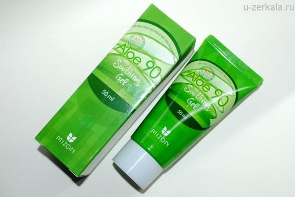 Гель - крем с соком алоэ (90%)  |Mizon aloe 90 soothing gel (200ml)