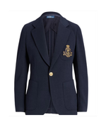 Жакет Polo Ralph Lauren Logo-Crest Knit – тёмно-синий, с гербом