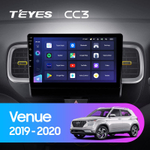 Teyes CC3 9" для Hyundai Venue 2019