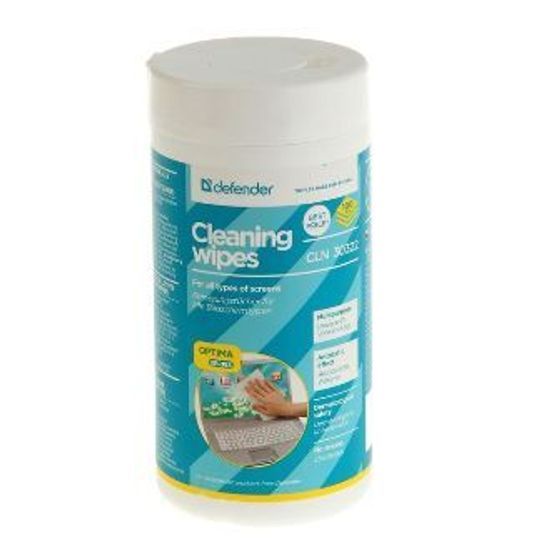 Салфетки чистящие д/всех типов экранов 100шт/Cleaning wipes 30322
