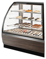Витрина кондитерская Chilz VETE LUX AN серый, венге мали