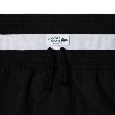Мужские теннисные шорты Lacoste Sport Colourblock Panels Lightweight Shorts - black/white