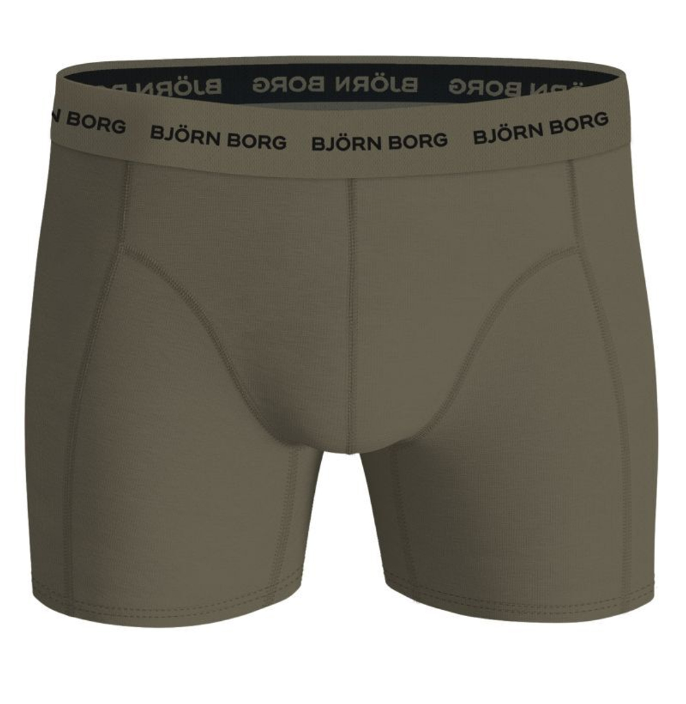 Боксерки теннисные Bj_rn Borg Cotton Stretch 3P - green/print/black