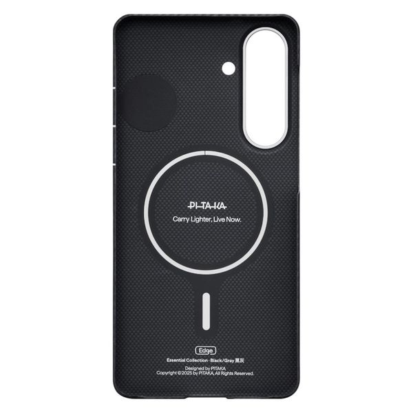 Чехол Pitaka Edge Case для Samsung S26+, Черный | Twill