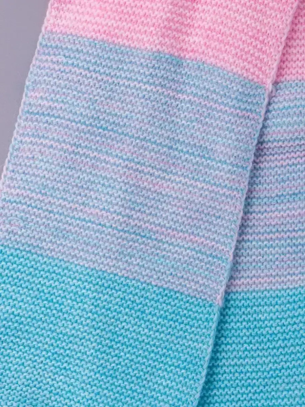 Шапка детская зимняя вязаная и шарф