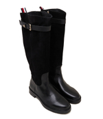 Кожаные офицерские сапоги Tommy Hilfiger - черный(FW0FW07480)