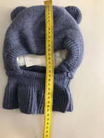 Шапка-шлем с хлопковым подкладом