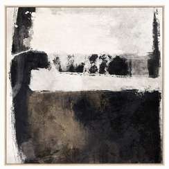 Постер Nebula 120х120 см, коричневый, жёлтый