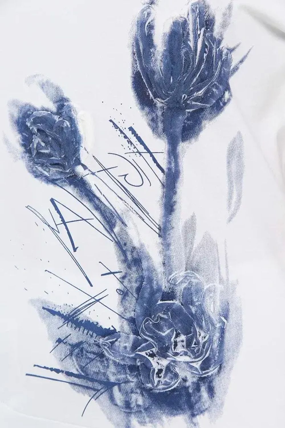 Блуза Лотус НЬЮ (бело-синяя) Б13975-20М LT Collection