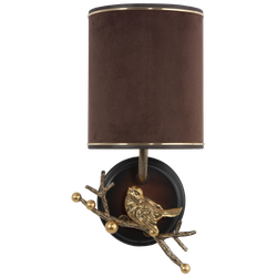 Бра настенный светильник Терра Каштан левое