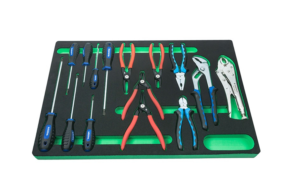 Тележка инстр. СЕР на колесах 5 ящ. с инструментом 232 предмета СТАНКОИМПОРТ BTD-271051CIS grey 232