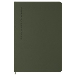 Еженедельник недатированный, B5, 64л., твердый переплет, кожзам, BG "Palm. Dark khaki", хаки