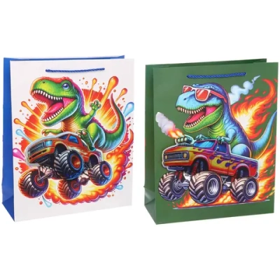 Пакет подарочный «Мой динозавр» 26*32*10 см