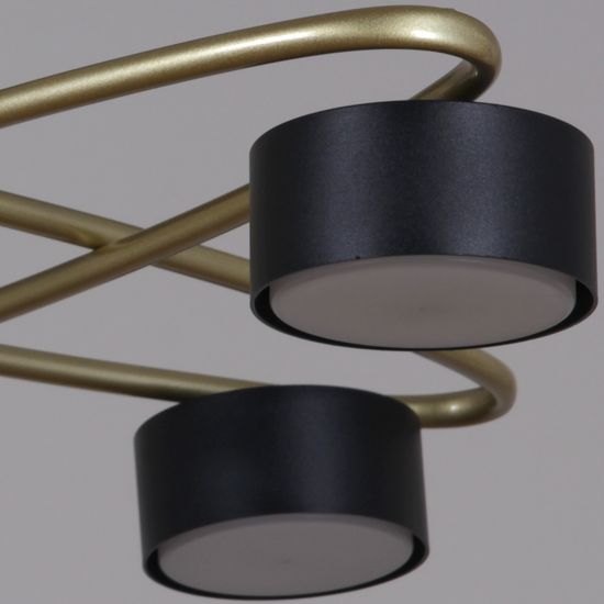 06658-0.3-04 GD+BK GX53 светильник потолочный