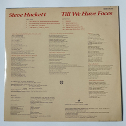 Винтажная виниловая пластинка LP Steve Hackett Till We Have Faces (Holland 1984)
