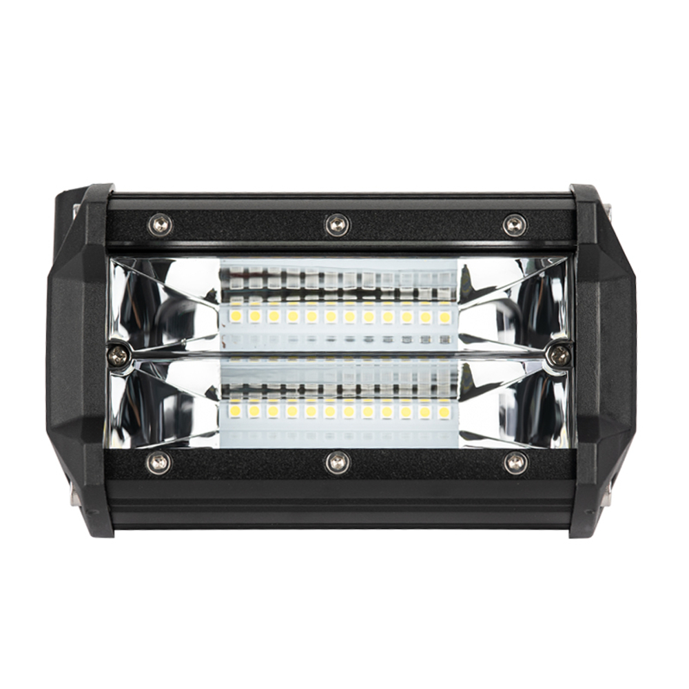 Прожектор LED -прямоуг 72W (133x80x70) 24SMDпо3W 5050Lm 6000K 9-36v (шт) G0041