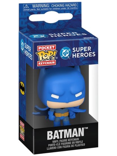 Брелок Funko Pocket POP! DC NC Batman 86374 / Фигурка брелок Фанко Покет ПОП! по мотивам вселенной "DC", Бэтмен