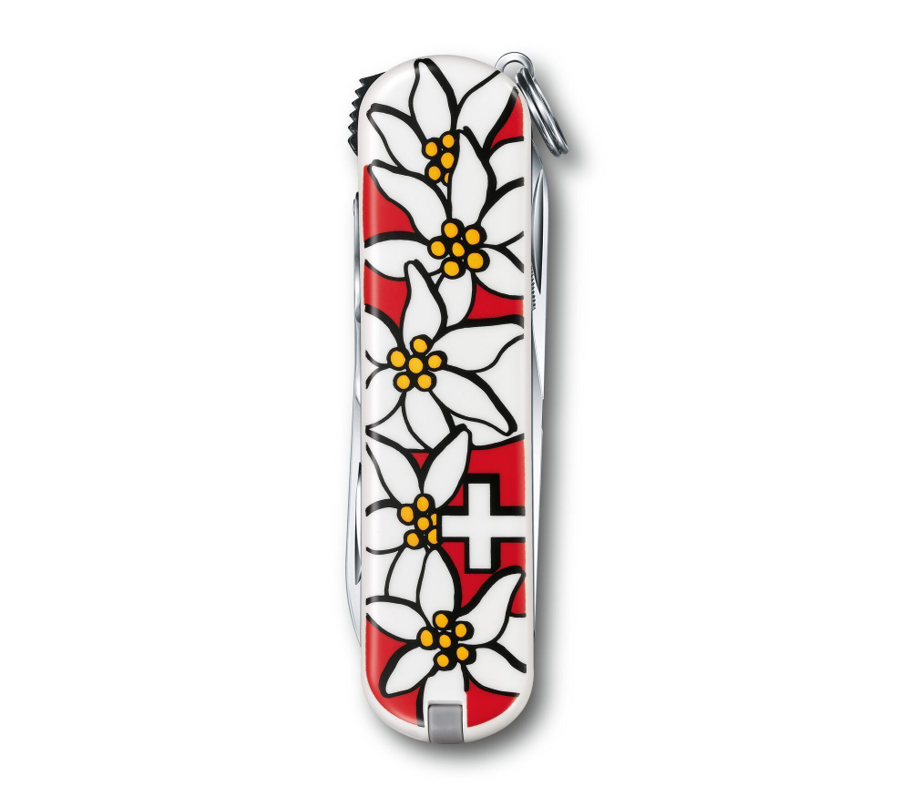Нож Victorinox Classic Nail Clip 580, 65 мм, 8 функций, "Edelweiss"