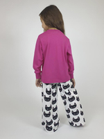 7-50-2 Пижама для девочки (фуфайка и брюки)