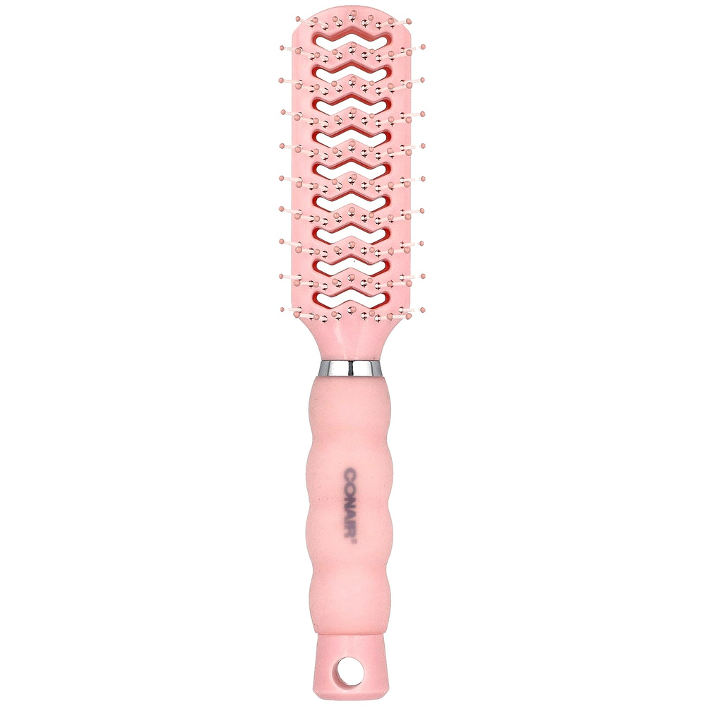 Conair, Продуваемая расческа для укладки Gel Grips с удобной гелевой ручкой, 1 шт.