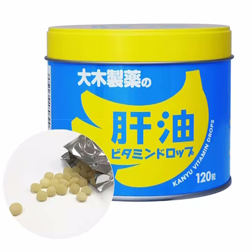 Витамины жевательные - желе рыбий жир Papa Jelly со вкусом банана