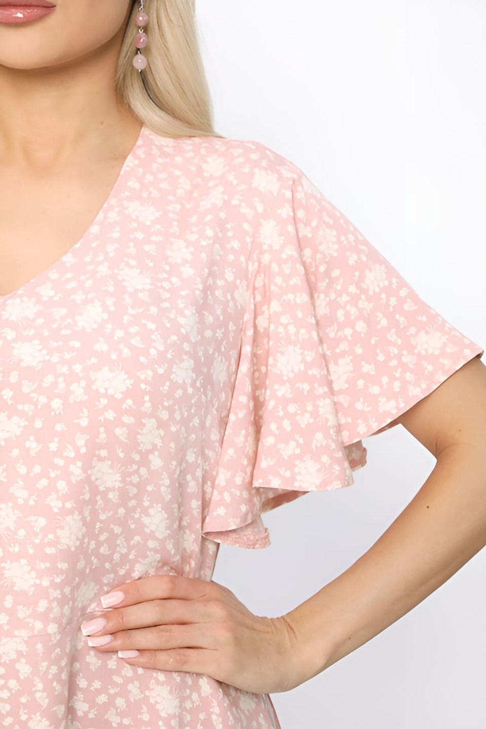 Платье Цветочный сад НЬЮ (розовое) П13709-25М LT Collection