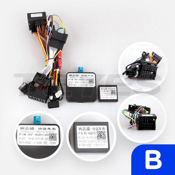 Магнитола для Audi A4 B8 2007-2015 с джойстиком MMI (рамка 10) - FarCar BX877 монитор 13" 2K QLED на Android 13, Быстрая, CarPlay, 4G SIM-слот