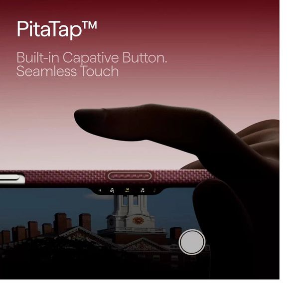 Чехол Pitaka Edge Case для iPhone 17 Pro Max, Гарвардский багровый | Harvard Crimson