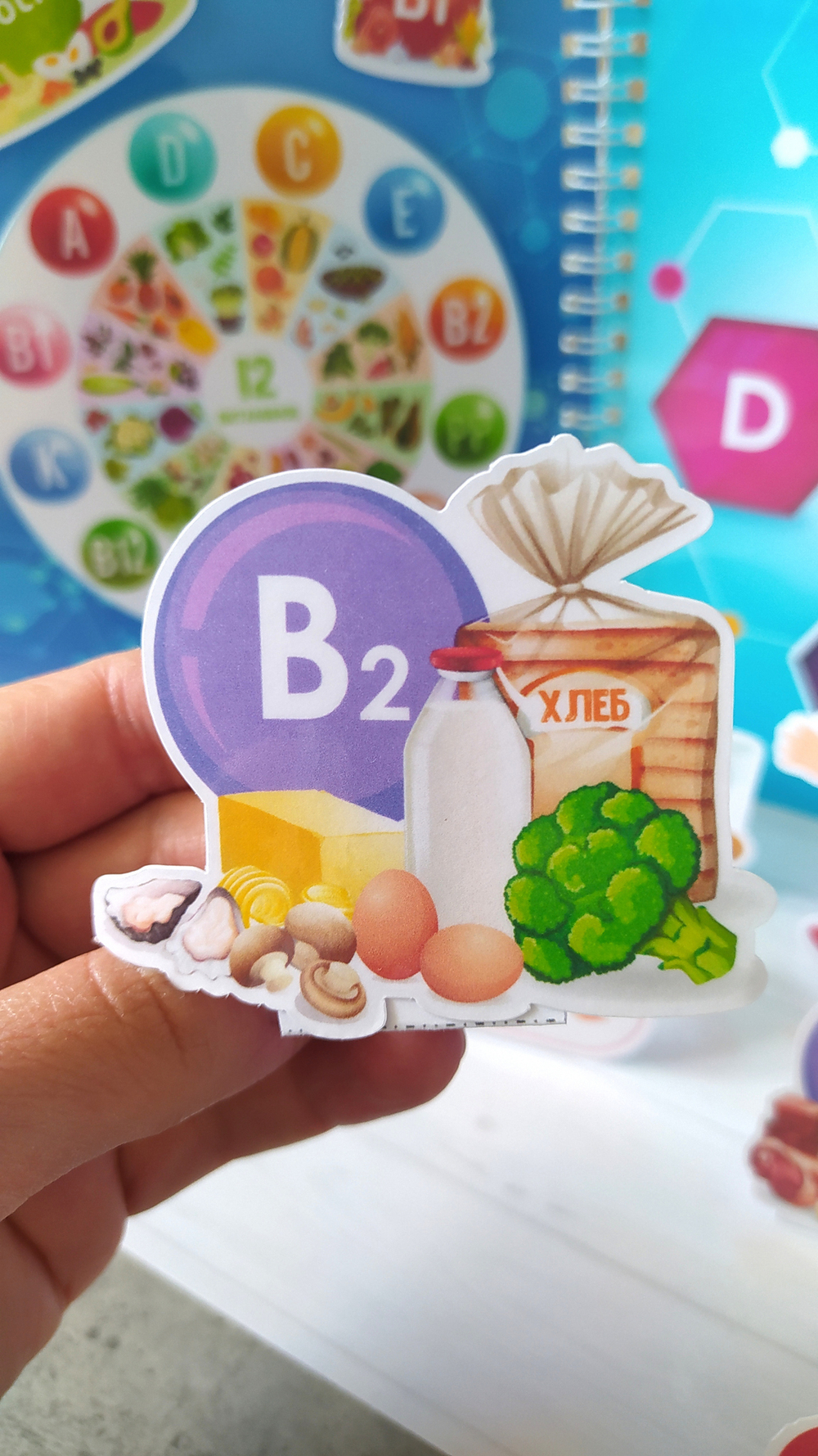 Макет "Витамины и минералы"