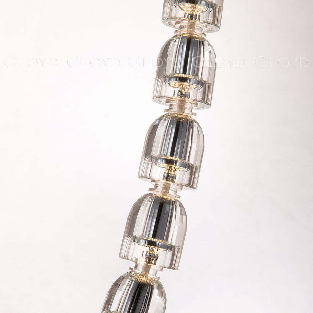 Подвесной светильник Cloyd RACHMANINOFF P20 / шир. 100 см - хром (арт.11415)