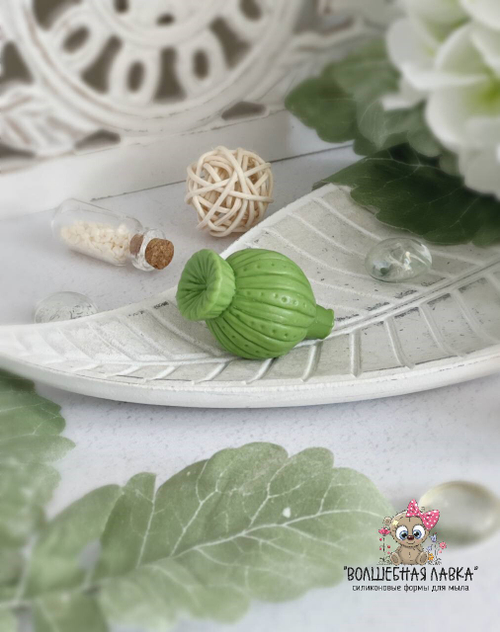 Силиконовая форма Коробочка мака