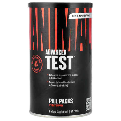 Animal, Advanced Test®, пищевая добавка, 21 упаковка