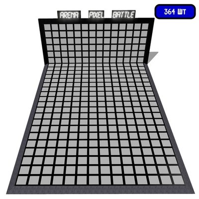 Борт усиленный с кабель каналом (1 пм.), вертикальные и горизонтальные, материалы: ковролин + фанера