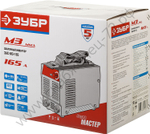 ЗУБР ММА, 165 А, MMA, сварочный аппарат инверторный, макс. электрод Ø 4.0 мм (ЗАС-М3-165)