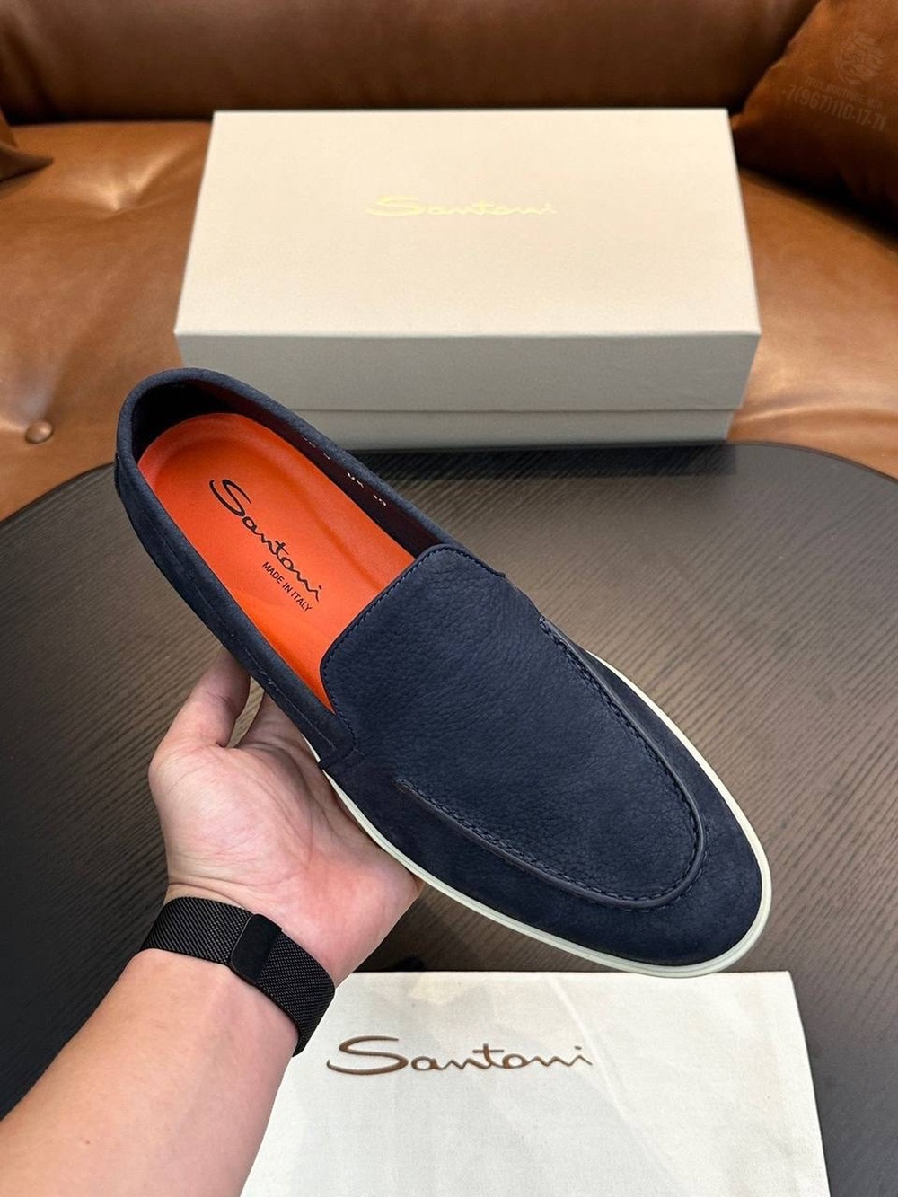 Лоферы Santoni