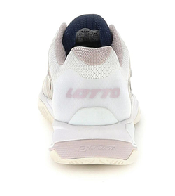 Женские Кроссовки теннисные Lotto Mirage 100 II Clay - all white/warm taupe