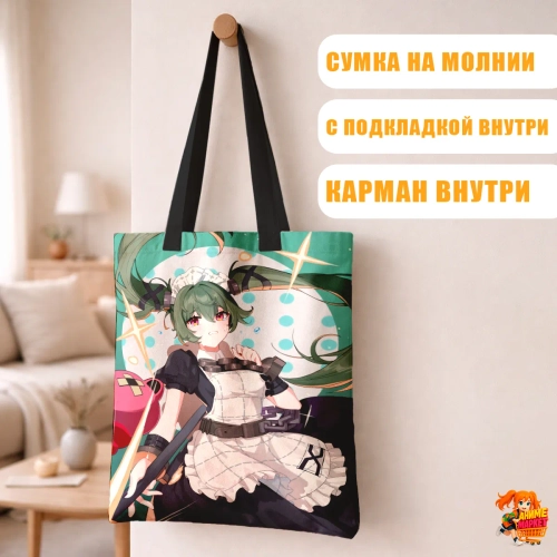 Сумка шоппер с принтом Zenless Zone Zero