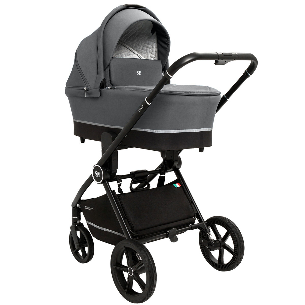 Детская коляска Sweet Baby Cupola New 3 в 1 Slate Grey