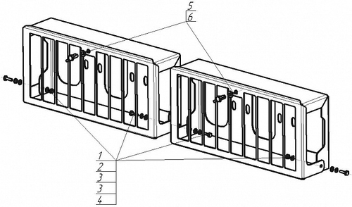 Защита Осветительных приборов (комплект). 2 мм, Сталь. для MAN TGS 2007- MOTODOR.24811