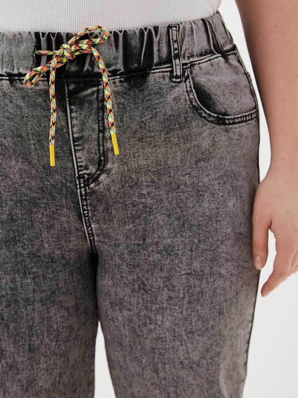 Джинсы на резинке больших размеров