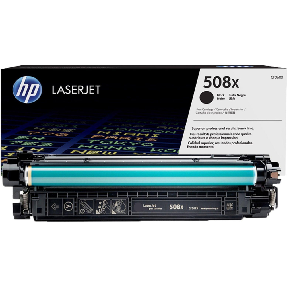 Картридж лазерный HP 508X CF360X чер. пов.емк. для CLJ M552/M553/M57