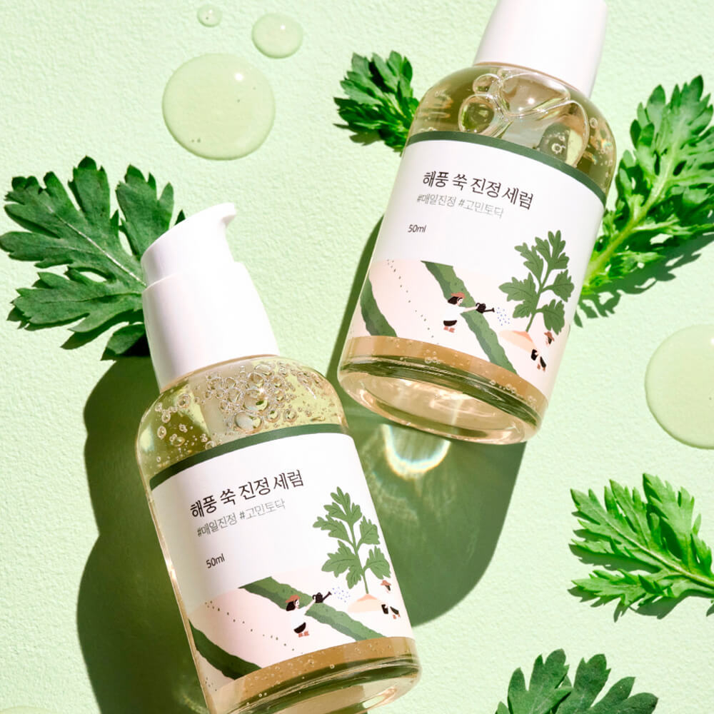 Round Lab Mugwort Calming Serum успокаивающая сыворотка с полынью