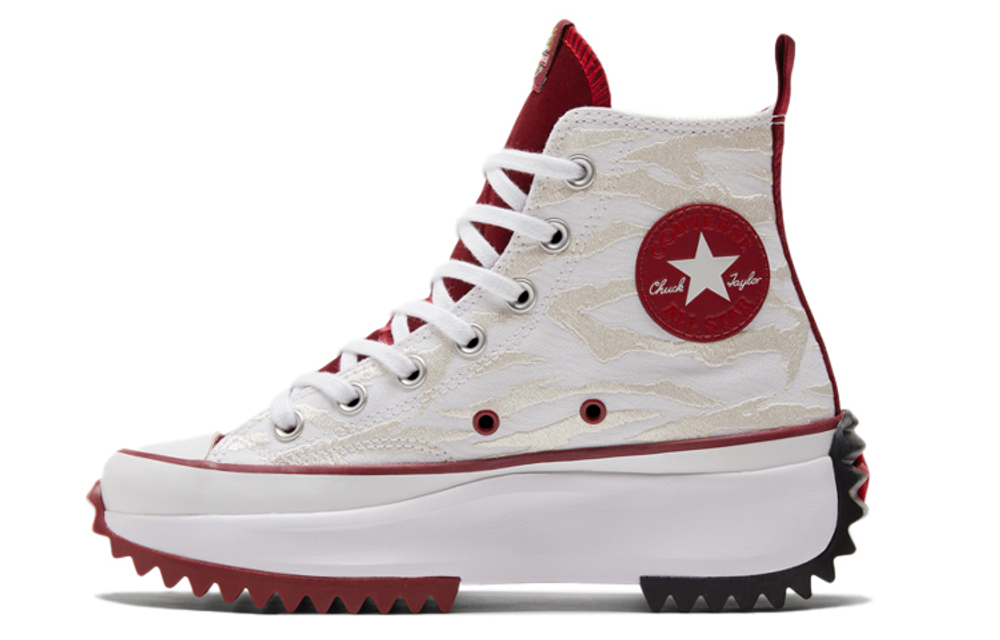 Run Star Converse Hike High "Chinese New Year - White University Red"