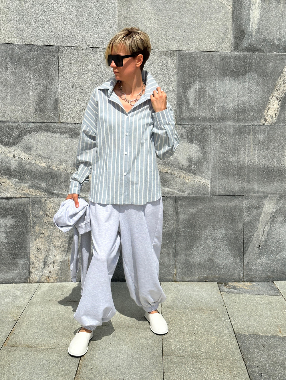 Рубашка в полоску KAREN STRIPE