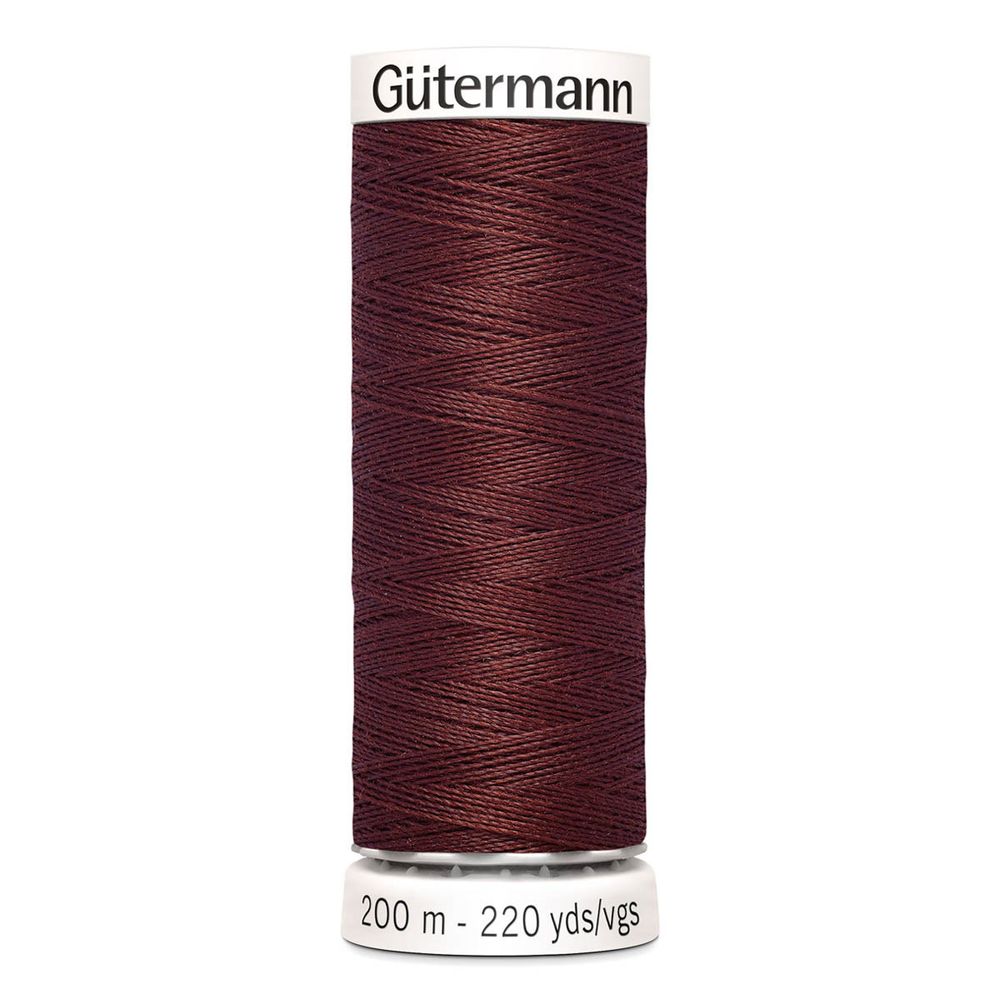 Нитки универсальные Gutermann Sew-all 100 (200 метров), 5 кат. | 174 красное дерево